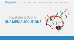 Desktop Screenshot of mediaoneup.com